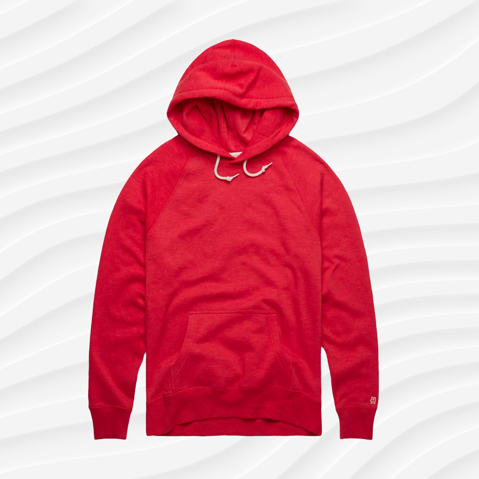 the homage go to hoodie in red