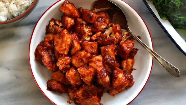 Sweet and sour ketchup chicken hits 'all the right notes'