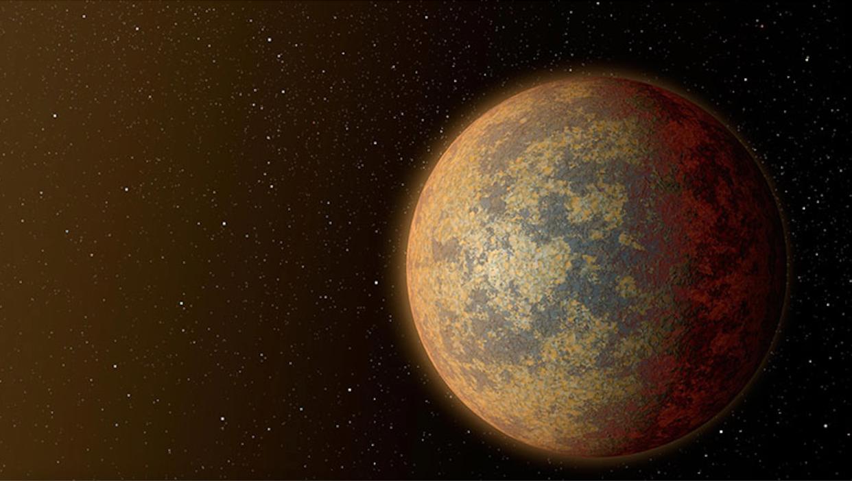  An artist's rendering of HD 219134b, another "local" Earth-sized exoplanet that could be similar to the newly discovered world K2-415b. 