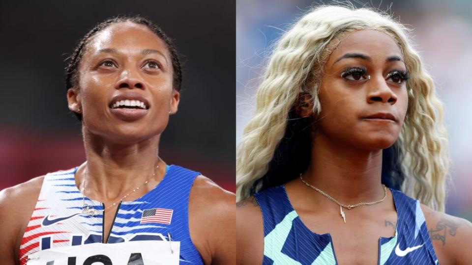 Allyson Felix, Sha’Carri Richardson (Getty Images)