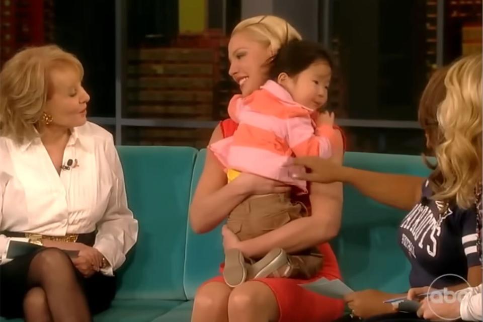 Katherine Heigl Emotionally Watches Daughter's First Time on 'The View' a Decade Ago with Her in the Audience https://www.youtube.com/watch?v=rvwB5XNtrlw