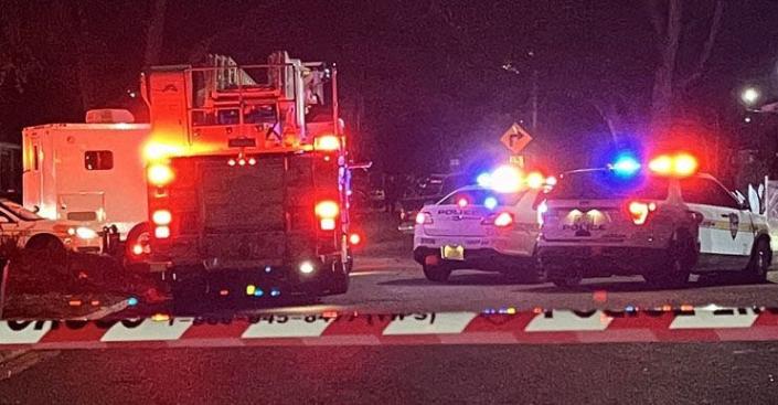 A Jacksonville police officer was wounded and a man was killed by police when an burlary investigation led to a shootout in a Northwest neighborhood Frday night.