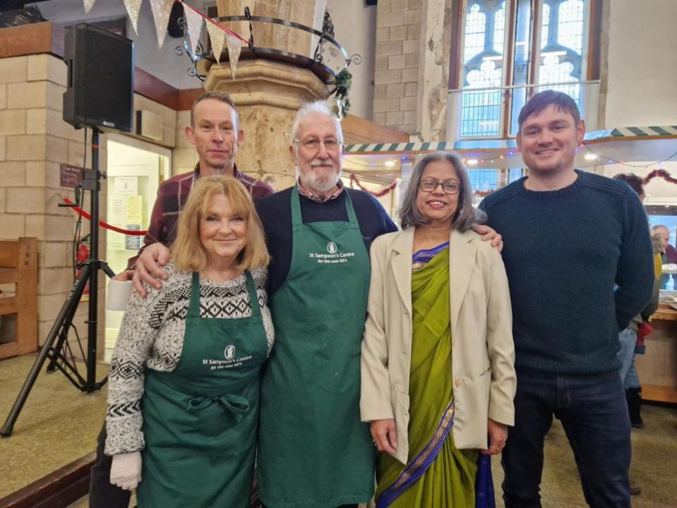 York Press: St Sampsons Centre staff, including Owner Richard Whittaker (far right) and manager Rama (mid left)