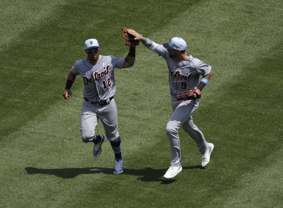 Leonys Martin (left) and Nick Castellanos are both having excellent seasons (AP Photo/Nam Y. Huh)