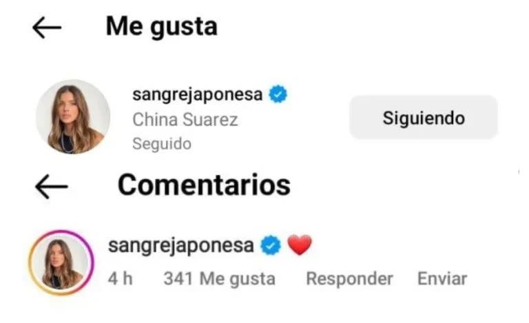 El inesperado gesto de la China Suárez con Pampita