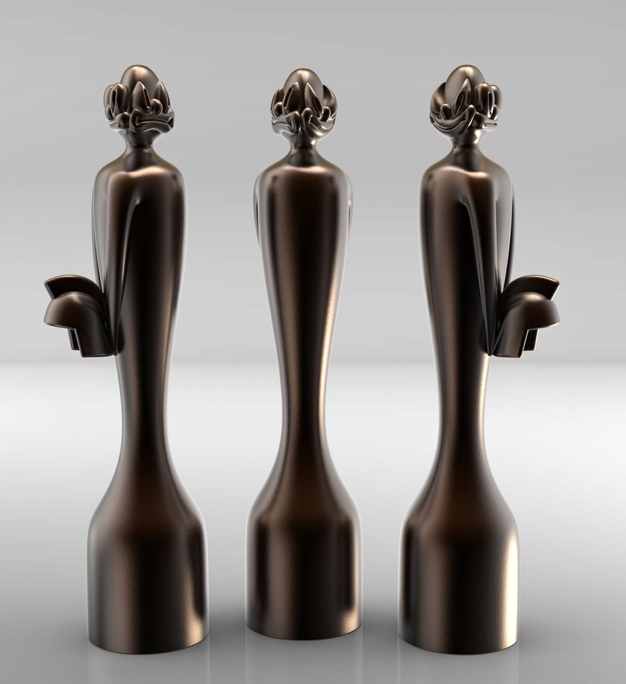 The Brit Awards trophies for 2023 are unveiled