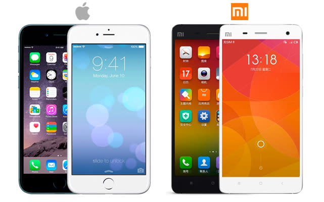 xiaomi apple comparison