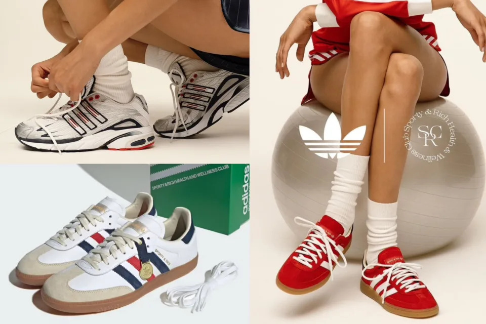 Sporty & Rich與adidas Originals第五度聯名，重磅登場巴黎奧運限定系列。（圖片來源：Sporty & Rich、adidas Originals）