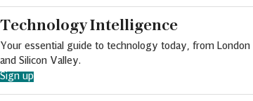 Technology Intelligence newsletter - UK