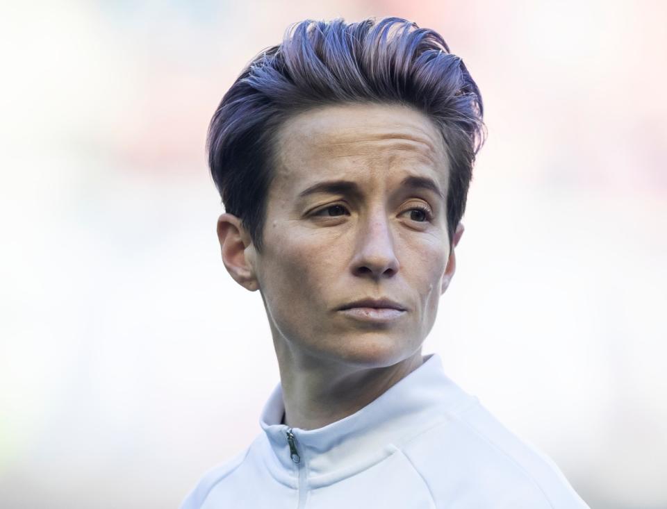 Megan Rapinoe spoke out on President Donald Trump and last week's storming of the U.S. Capitol by his supporters. (Photo by Ira L. Black/Corbis via Getty Images)