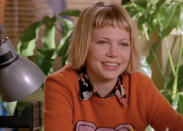 <p>Sometimes, the blunt bob and baby bangs look doesn't go quite right ... as was the case in season 6 of <em>Dawson's Creek </em>when Williams had to sport this cut. </p>