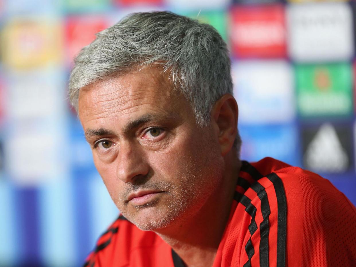 Manchester United could face Jose Mourinho's former side Real Madrid in the Champions League group stages: Man Utd via Getty Images