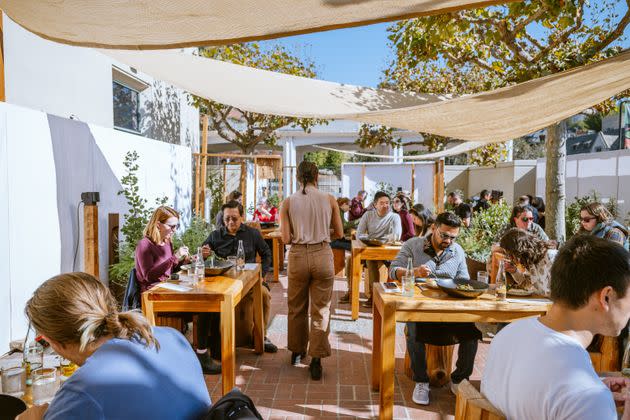 The brunch crowd on Oct. 30.