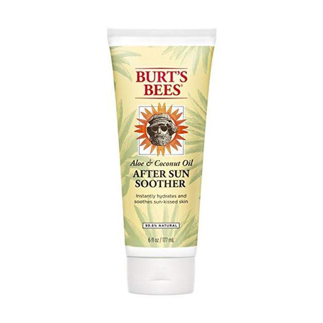 Burt's Bees Aloe and Coconut Oil After Sun Soother, Sunburn Relief Lotion
