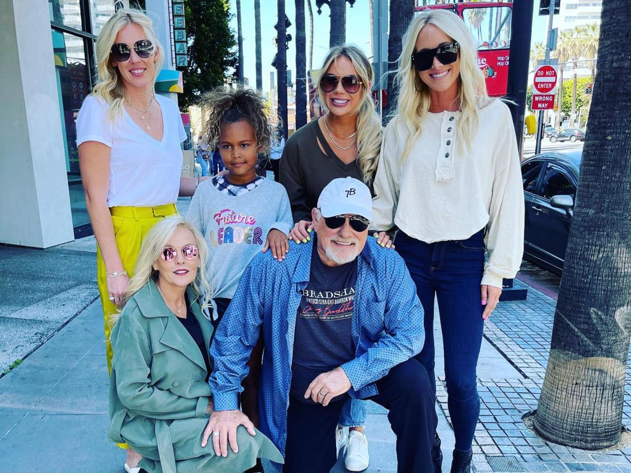 Terry Bradshaw and his family at his Hollywood Star