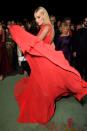 <p>Elsa Hosk attends the Green Carpet Fashion Awards.</p>