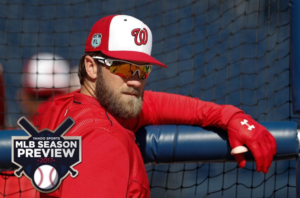 Which Bryce Harper will we see in 2017? The Nats are hoping the 2015 version. (AP)