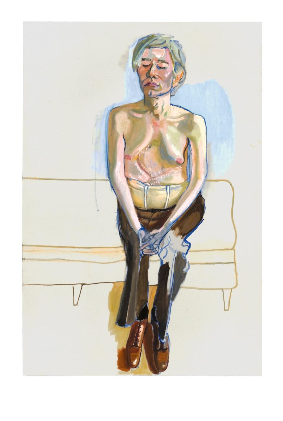 Andy Warhol, 1970 (The Estate of Alice Neel)