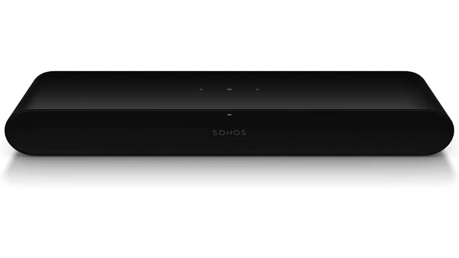 Sonos Ray: The All-In-One Soundbar For All, Trueplay Tuning Technology, Jam-packed with Power, Zero-stress Setup, Crisp Dialogue - Black. (Photo: Amazon SG)