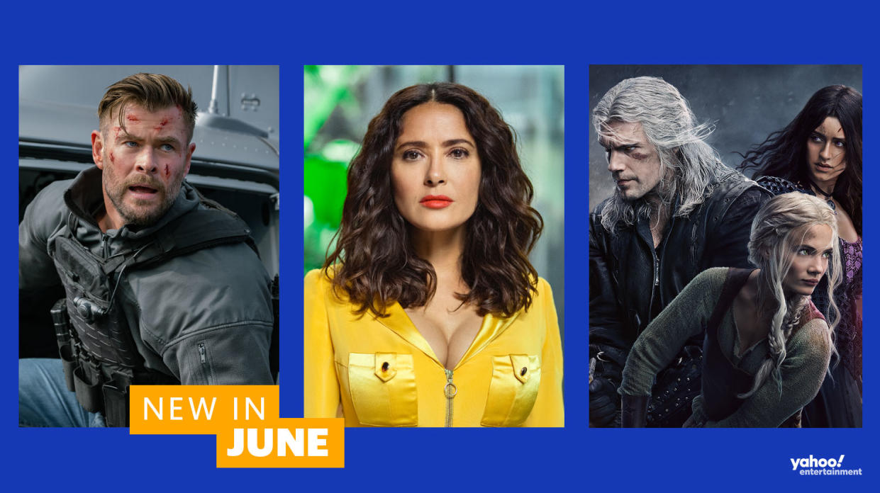 Extraction 2, Black Mirror S6 and The Witcher S3 are all new on Netflix in June 2023. (Netflix)