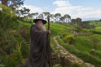Ian McKellan as Gandolf in New Line Cinema's "The Hobbit: An Unexpected Journey" - 2012