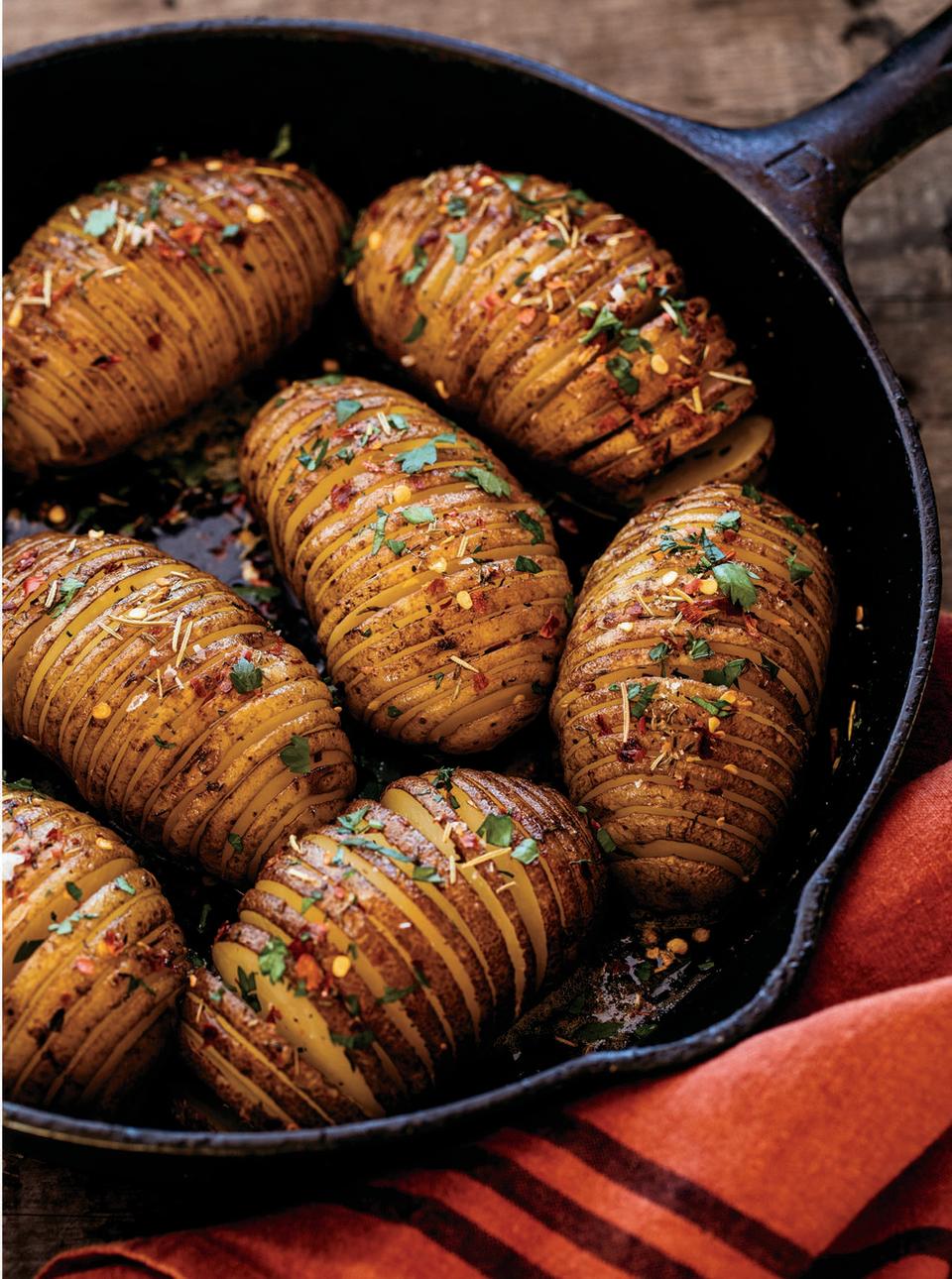 Cast-Iron Hasselback Potatoes