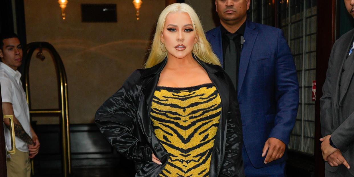 christina aguilera on june 28, 2023 in new york city