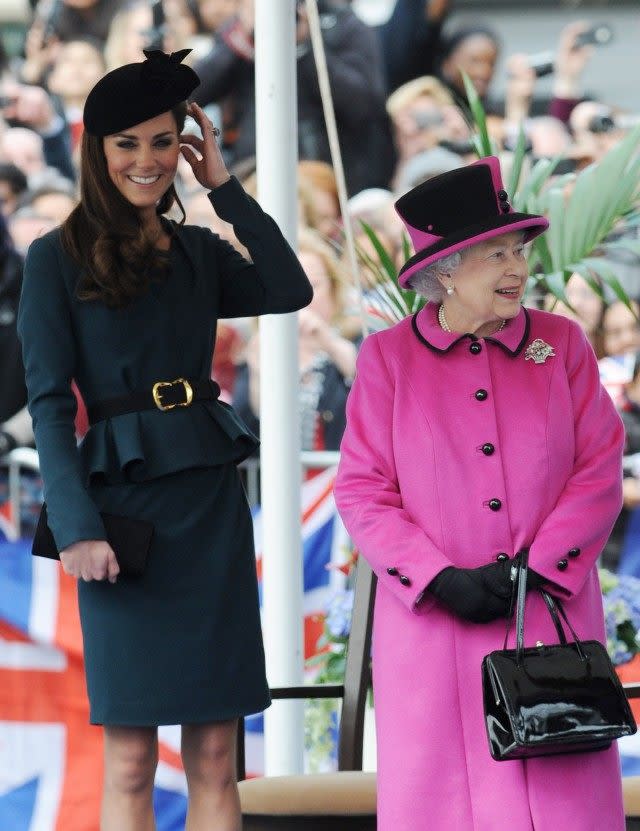 Kate Middleton and Queen Elizabeth