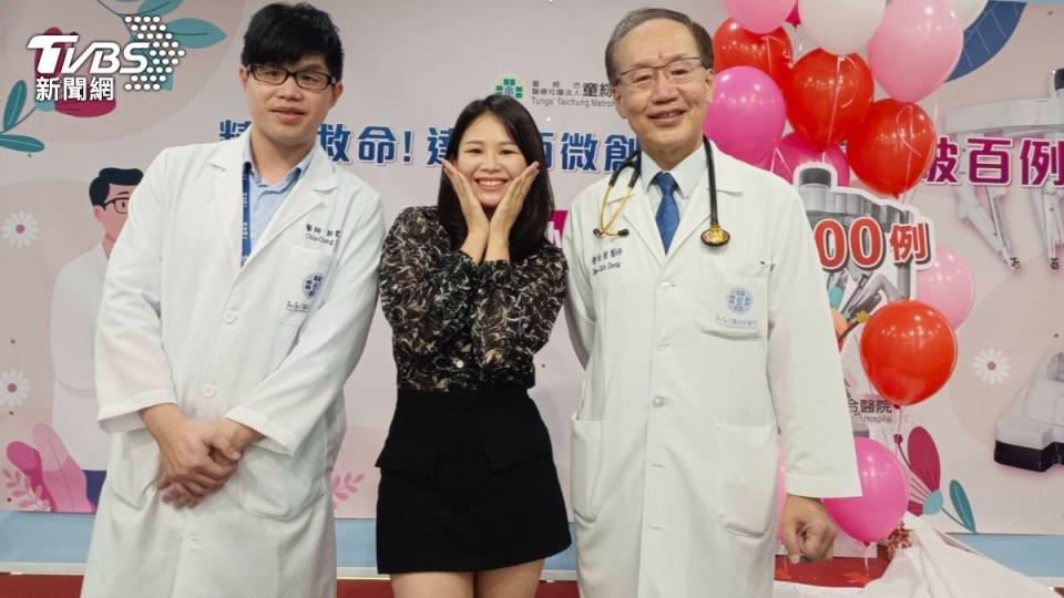 台中女心臟嚴重的二尖瓣逆流，動開心手術後成功恢復健康。（圖／林冠丞攝）