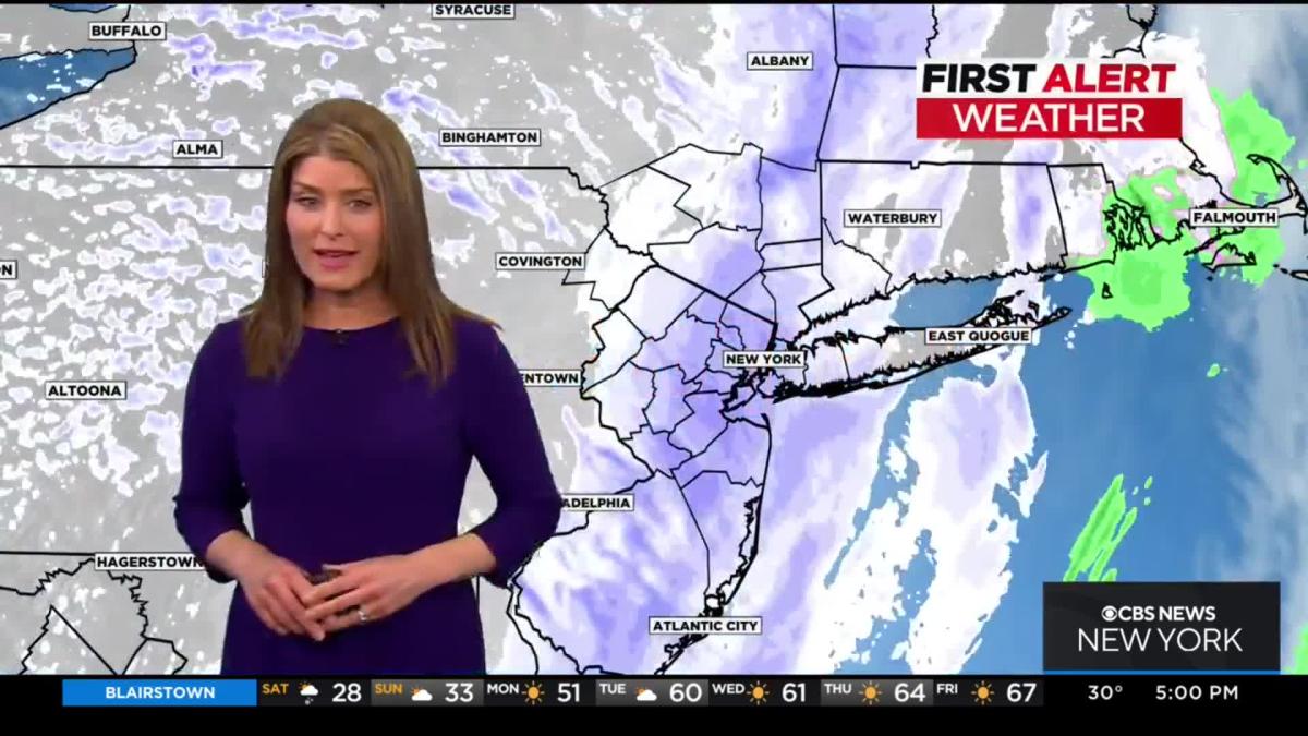 First Alert Weather: CBS2's 3/12 Saturday update at 5 p.m.