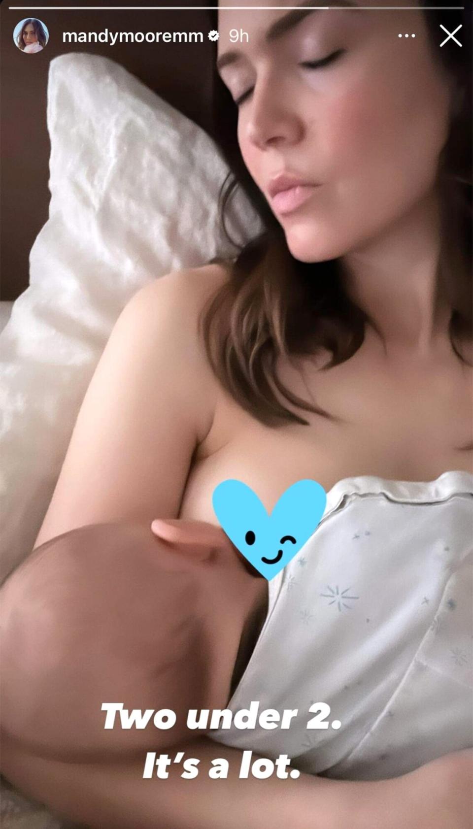 Mandy Moore and baby