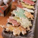 <p>Decorate these buttery maple pecan cookies in fall-colored sanding sugar for a fun activity you can eat!</p><p><em><a href="https://www.goodhousekeeping.com/food-recipes/a11299/pecan-maple-leaves-recipe-ghk1011/" rel="nofollow noopener" target="_blank" data-ylk="slk:Get the recipe for Pecan Maple Leaves »;elm:context_link;itc:0;sec:content-canvas" class="link ">Get the recipe for Pecan Maple Leaves »</a></em></p>