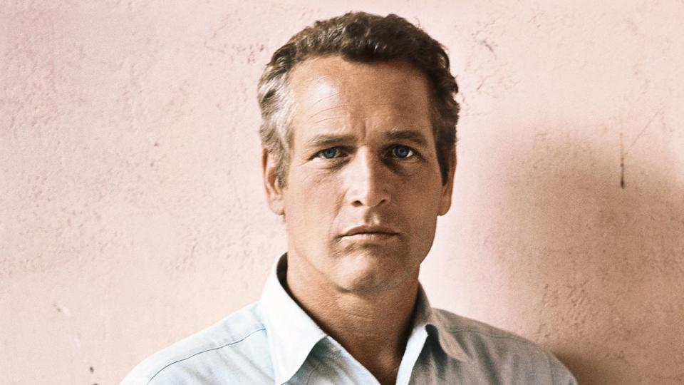 Book cover for &quot;Paul Newman: Blue-Eyed Cool&quot;