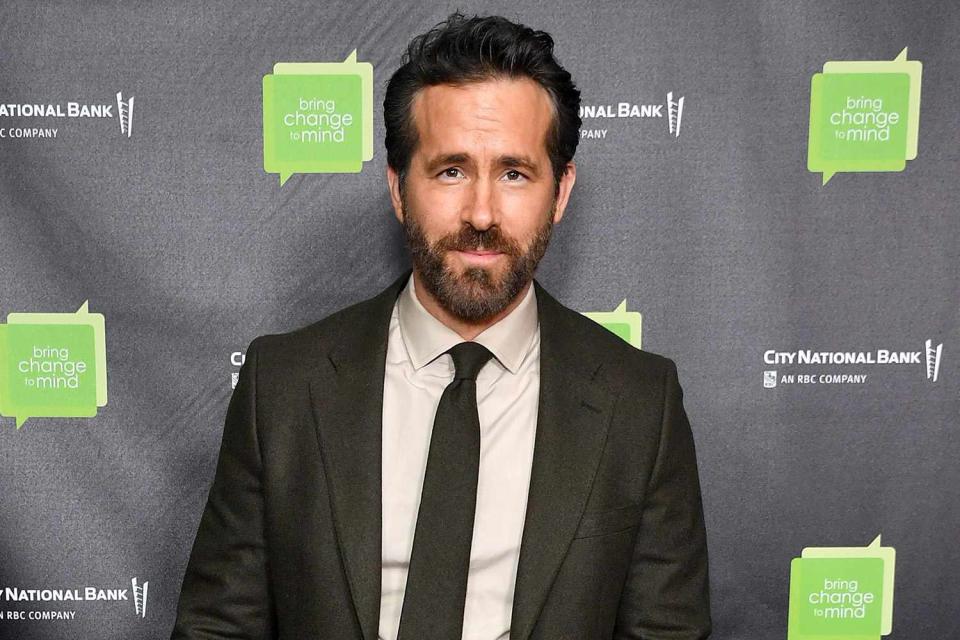 <p>Noam Galai/Getty</p> Ryan Reynolds at Bring Change to Mind