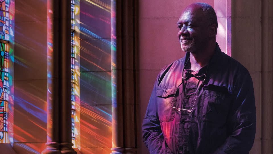 Washington National Cathedral chose the artist Kerry James Marshall to design the new stained-glass windows. - Washington National Cathedral