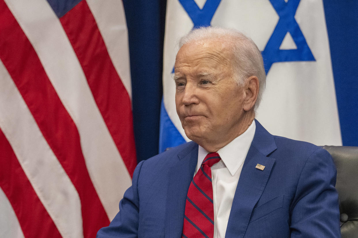 Joe Biden, ici en septembre 2023 lors d’un meeting avec Benjamin Netanyahou, a mis en garde le Premier ministre israélien contre une attaque sur Rafah.