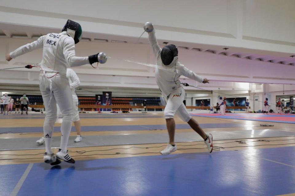 <p>Swords? Duels? Scary helmets? Sick uniforms? Where you lose if you get hit in the face? There's not much more you could reasonably ask for in an Olympic event.</p>