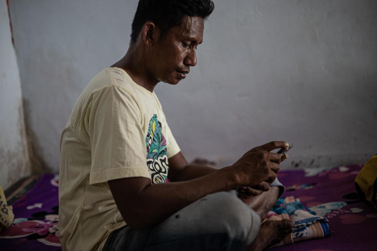 <span>Kevin at his home in Indonesia. He was 16 at the time of his arrest and says he was not given an interpreter for two remote viewings of court proceedings while he was on remand in Western Australia.</span><span>Photograph: Afriadi Hikmal/The Guardian</span>