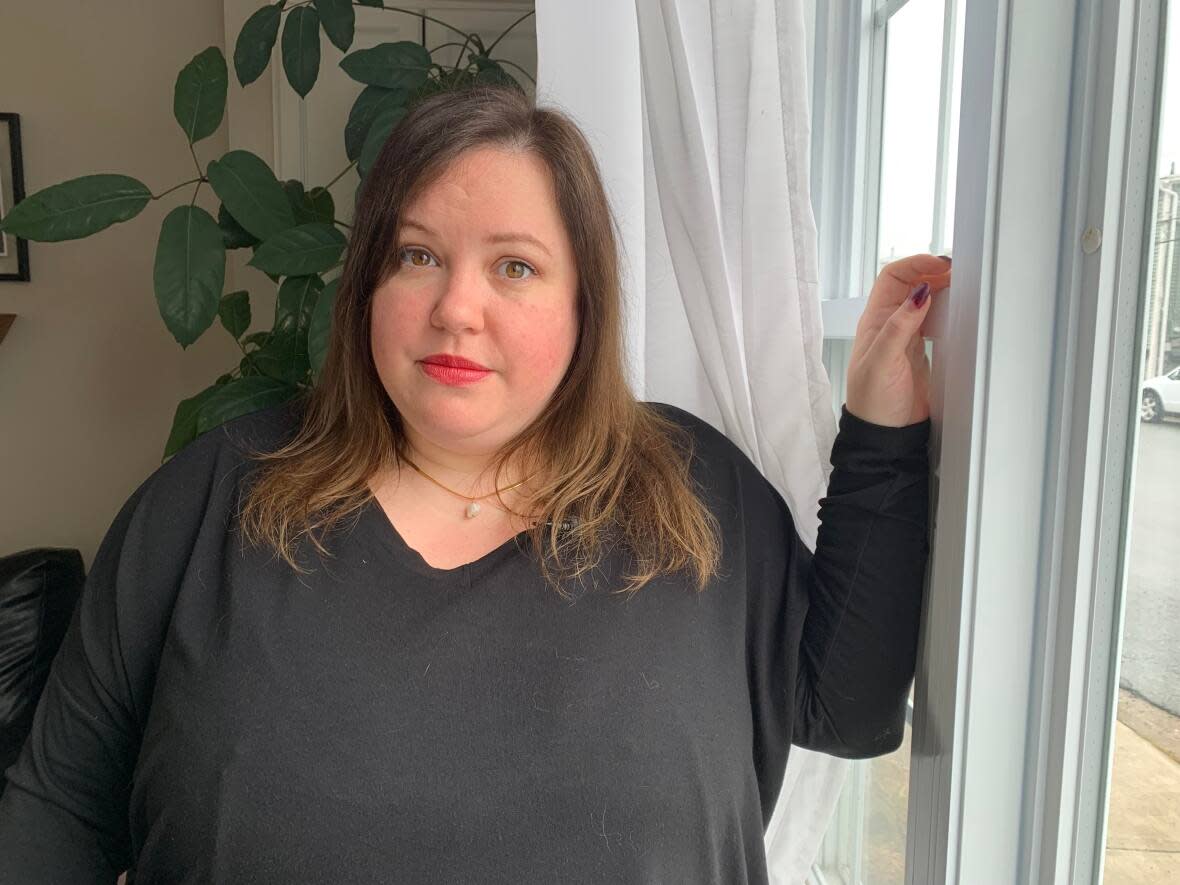 Tiffany Elton is still living at her home on Summer Street as her lawyer attempts to save her home and her finances.  (Ariana Kelland/CBC - image credit)