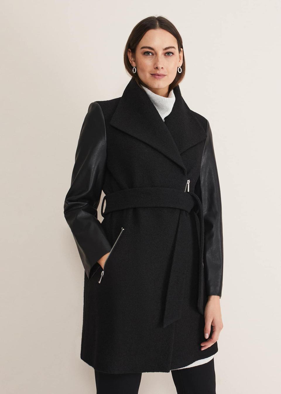 A stylish, go-with-anything coat. (Phase Eight)
