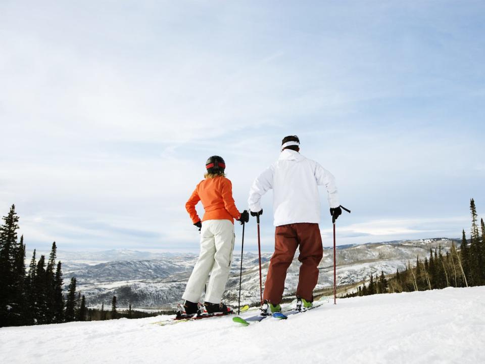 people skiing in colorado