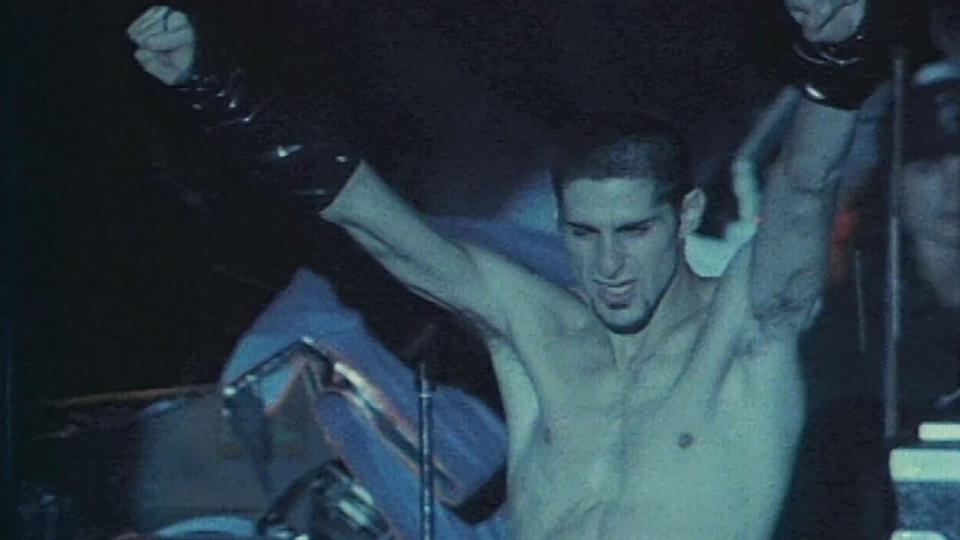 Perry Farrell is seen here in his early 1990s Jane's Addiction days in the docuseries "Lolla: The Story of Lollapalooza."