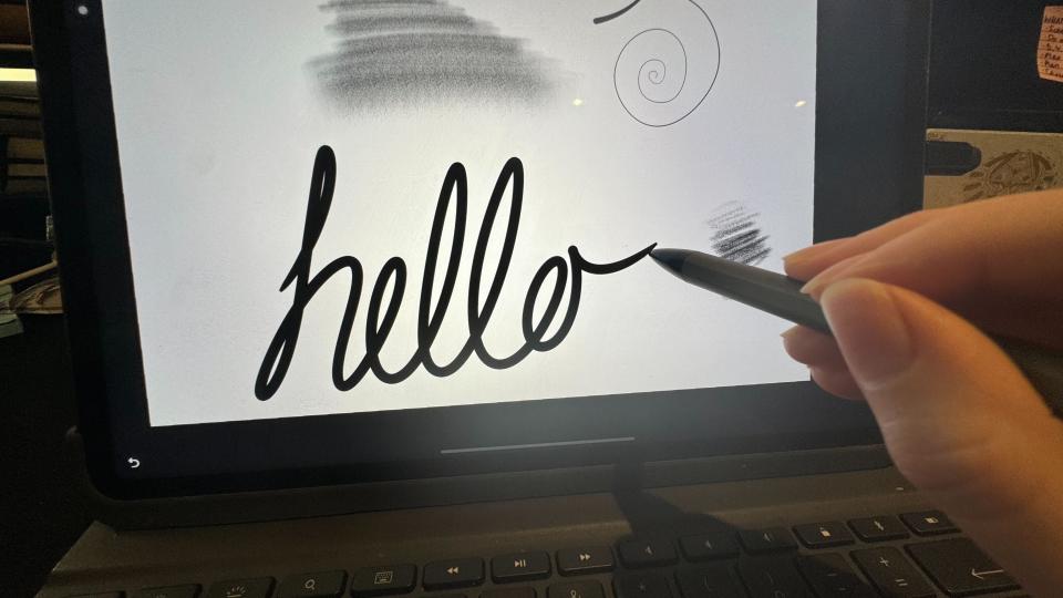 An Adonit Note+ 2 stylus on a desk