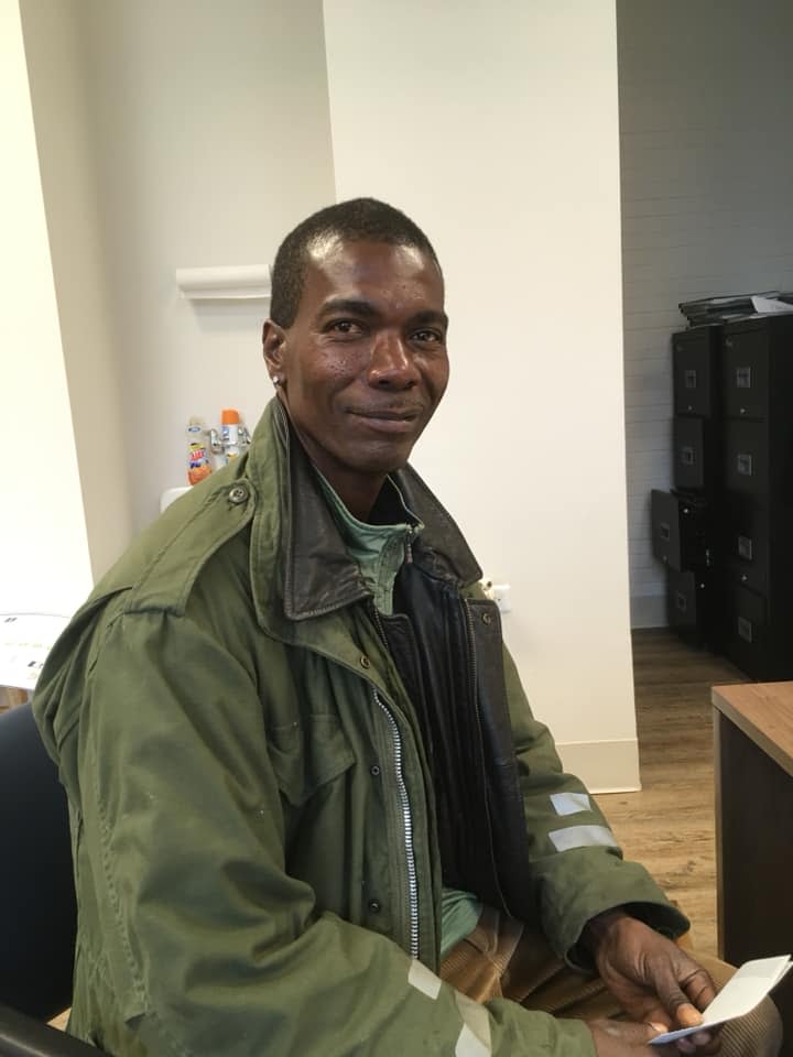 Formerly homeless, Roy has just paid his first month's rent, all through working for a pilot program which assists homeless people in Little Rock. Source: Facebook - Canvas Community.