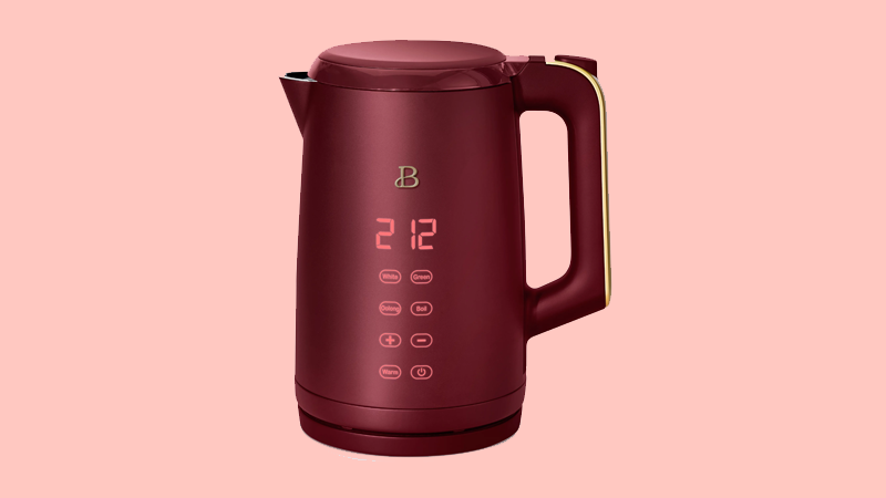 Celebrate  Viva Magenta with the Beautiful tea kettle in Merlot from Walmart.