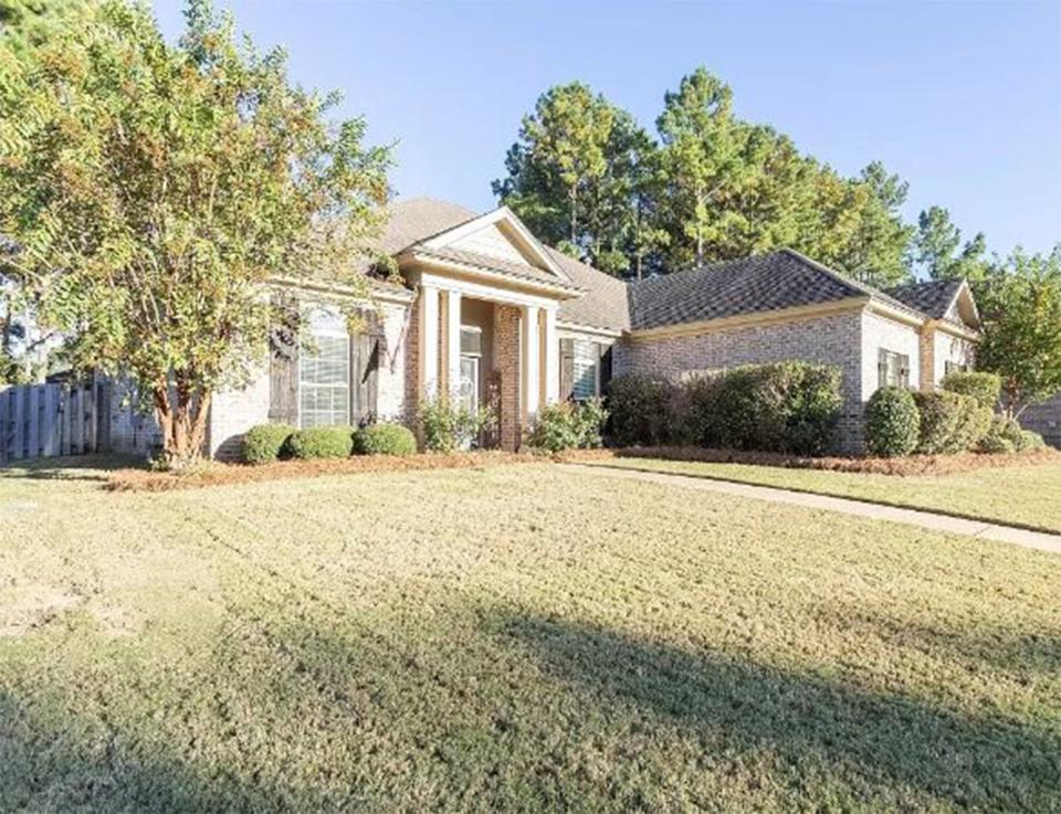 The four-bedroom, three full bath home at 9442 Crescent Lodge in Pike Road’s Woodland Creek provides more than 2,800 square feet of living space along with a beautiful saltwater pool. The property is on the market for $470,000.