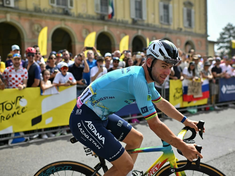 Musste leiden: Mark Cavendish (Marco BERTORELLO)