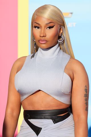 <p>Rodin Eckenroth/WireImage</p> Nicki Minaj in Los Angeles in July 2023