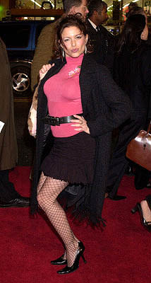 Kari Wuhrer at the Hollywood premiere of Warner Brothers' The Majestic