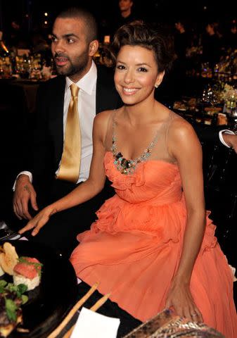 Kevin Winter/Getty Images Actress Eva Longoria Parker (R) and Tony Parker attend the 15th Annual Screen Actors Guild Awards cocktail party held at the Shrine Auditorium on January 25, 2009 in Los Angeles, California.